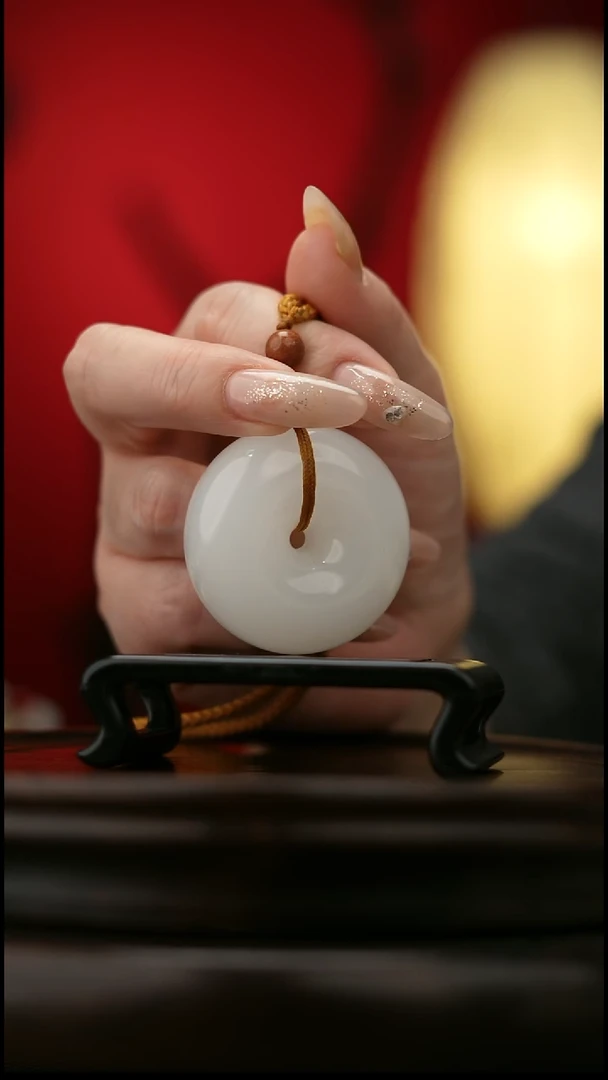 玉【平安扣】天然玉石手把件