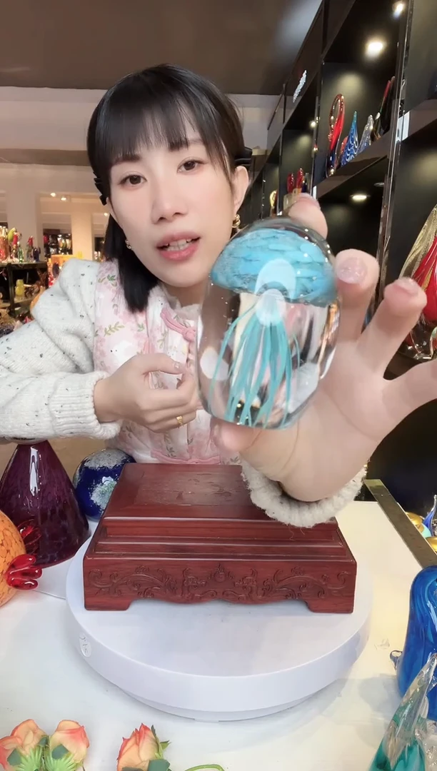 【闪购商品】茶盏琉璃摆件家居摆件