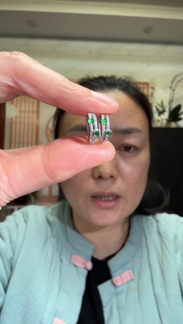 颈饰银S925镶嵌翡翠【多样性发其一】00005441