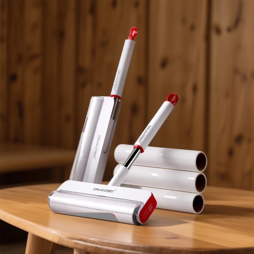 好媳妇粘毛器滚筒床上衣服去除猫毛头发神器长杆滚刷可撕式替换纸