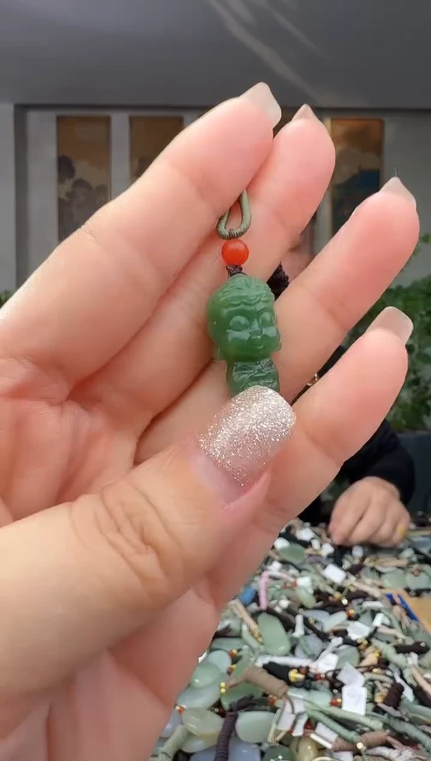 颈饰未镶嵌和田玉拍一发一多样性发货