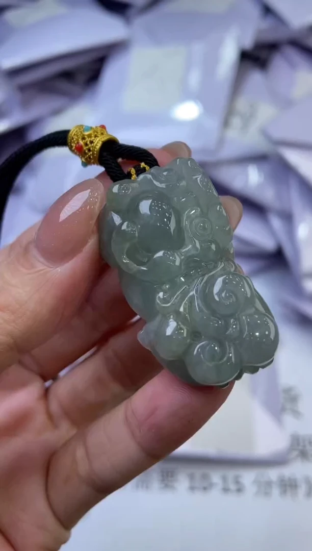 翡翠挂件未镶嵌316643/貔貅/多样性发一件
