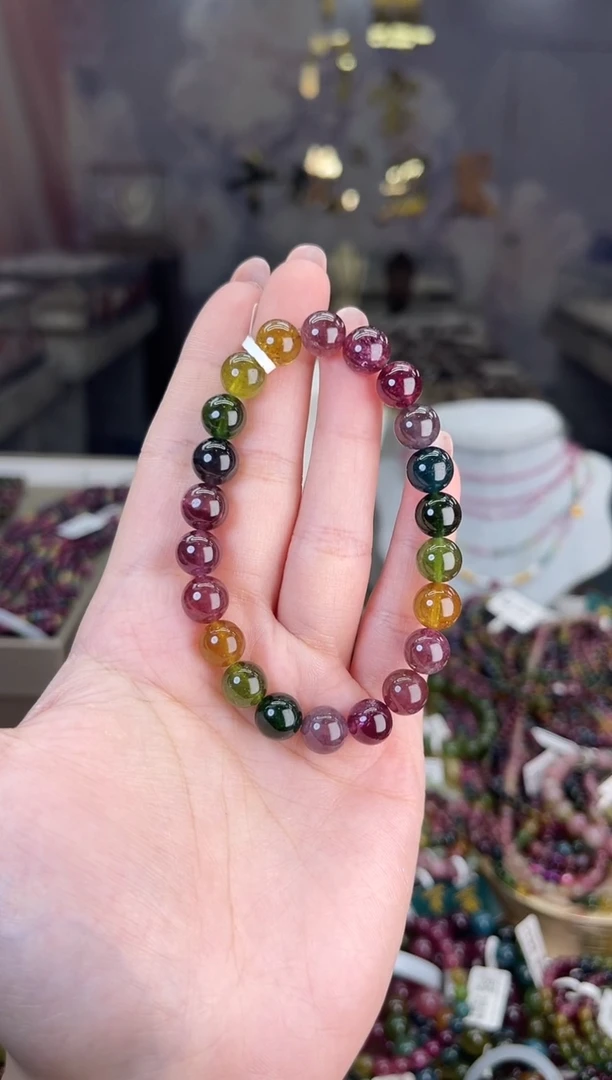 【闪购商品】碧玺/未镶嵌8mm+碧玺单圈多样性发货