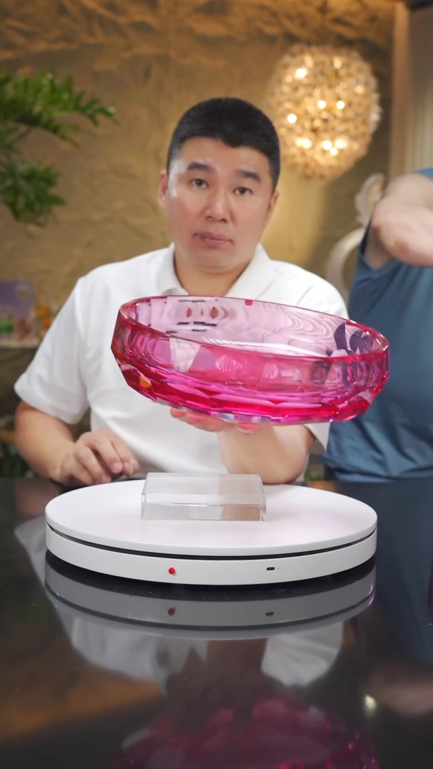 瓷片金红切面果碗