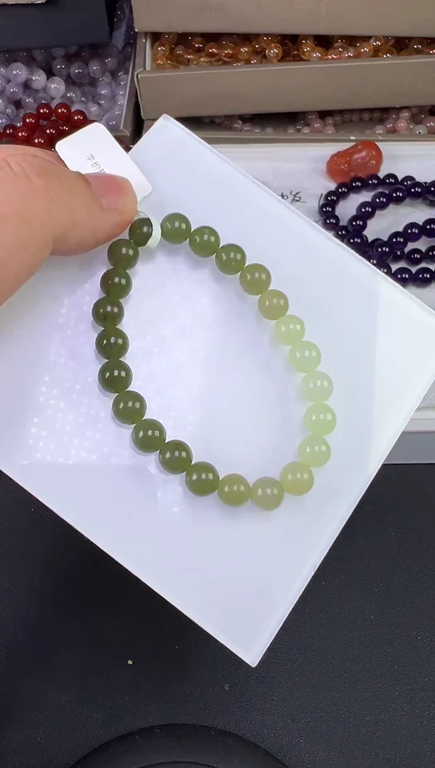 未镶嵌手链水晶烟****州渐变