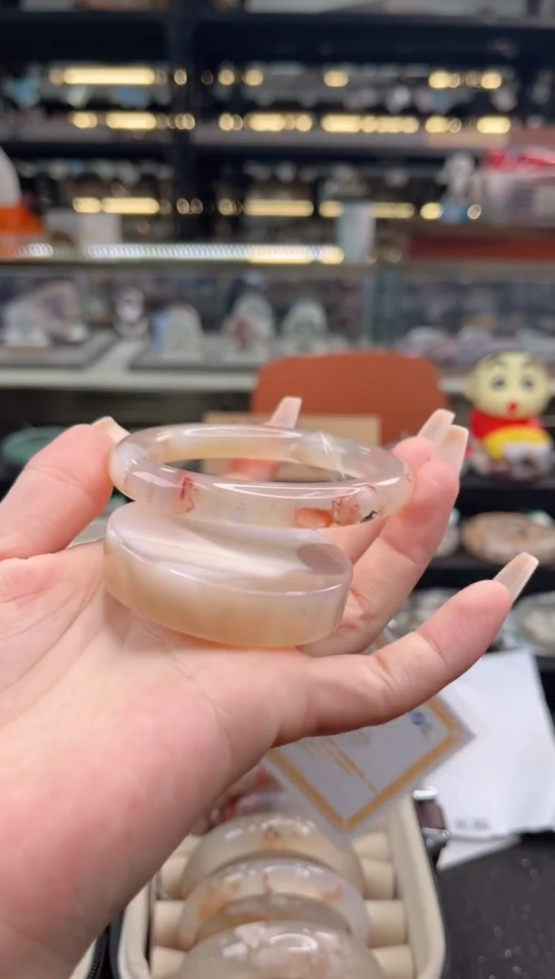 石英质玉手镯未镶嵌57圈口 （赠品镯心）6910112