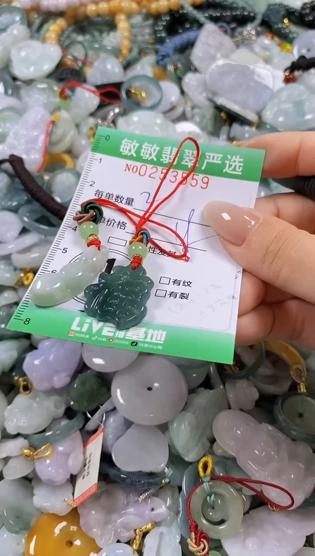 翡翠未镶嵌颈饰闪购0253559