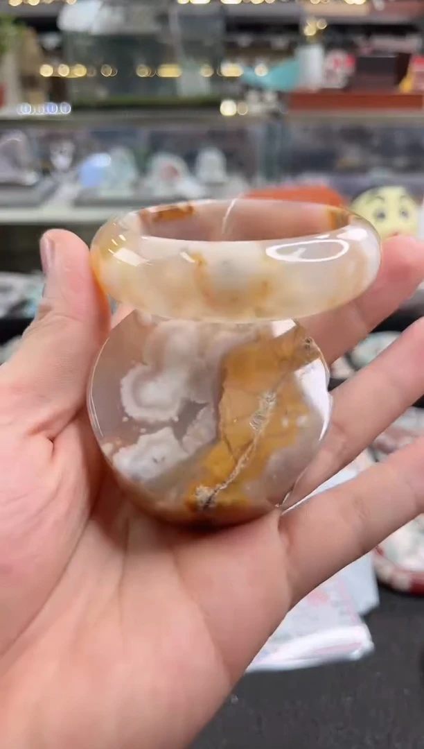 未镶嵌手镯石英质玉58圈口 （赠品镯心）3648477