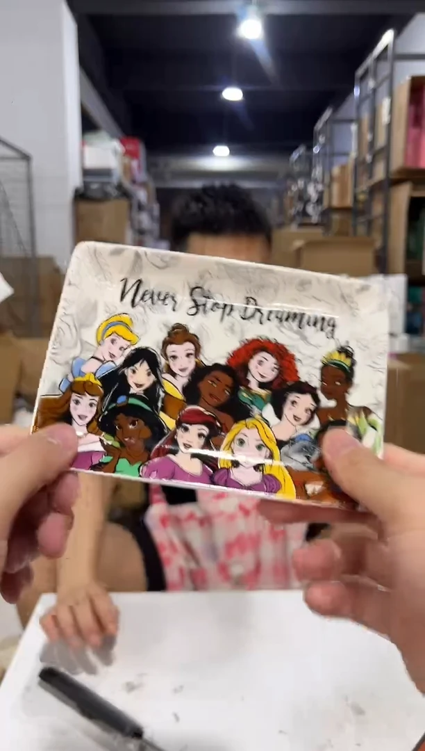 瓷片十二公主合集首饰盘陶瓷