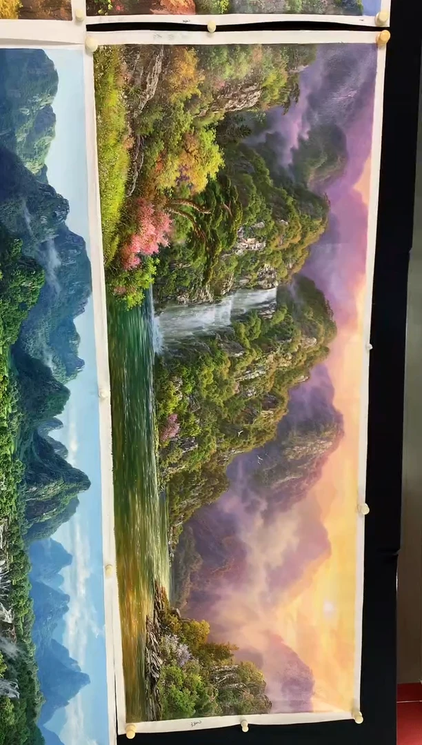 油画开****2【168号】朝鲜原创手绘油画【Ⅰ级画家丨孤品佳作】