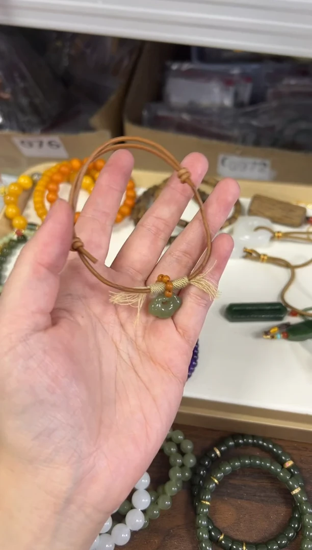 未镶嵌手链和田玉和田玉如意手编手绳[2808]