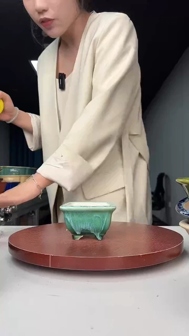 紫砂花盆浅草紫砂花盆