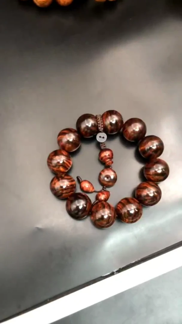 黄花梨/降香黄檀手串/手链海黄野紫油梨2,0精串