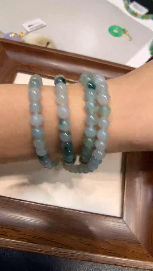 未镶嵌手串翡翠长串