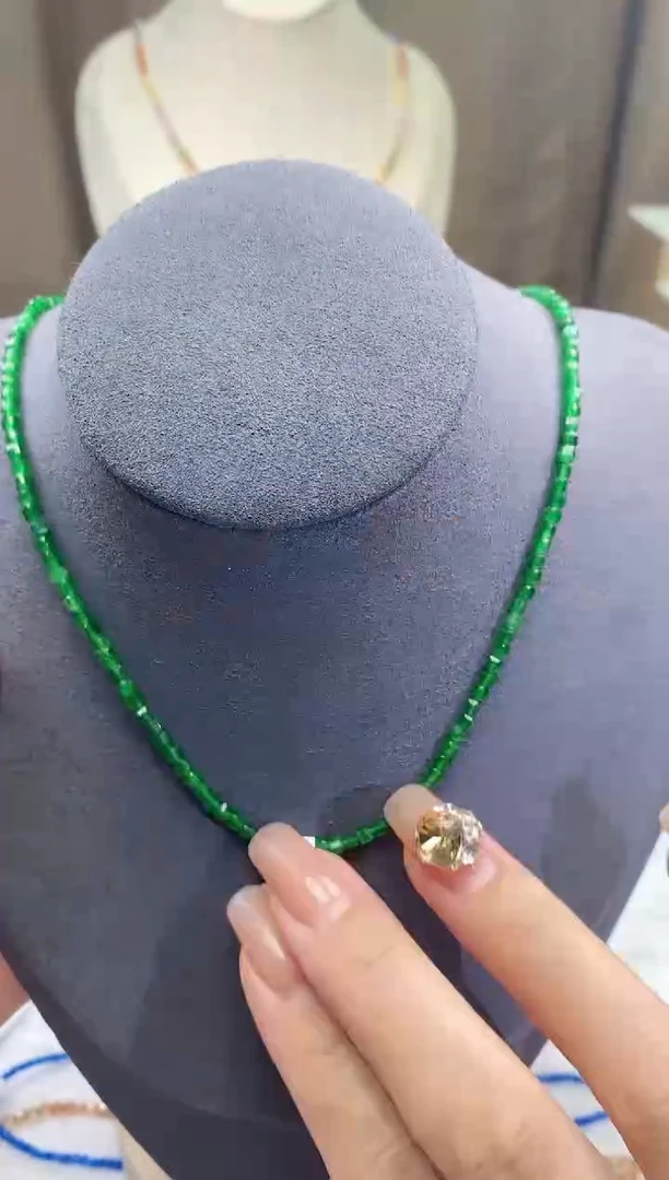 【闪购商品】祖母绿项链14K金镶嵌诗颜甄选珠宝SYZB99