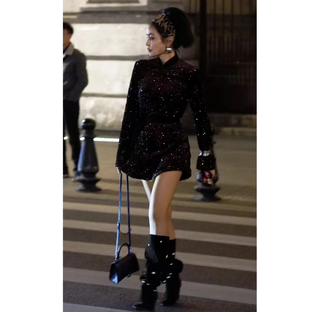 【图雅】高级定制系列丝绒星空珠片