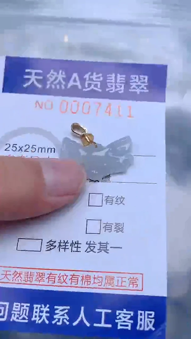 翡翠未镶嵌吊坠(不含链)1