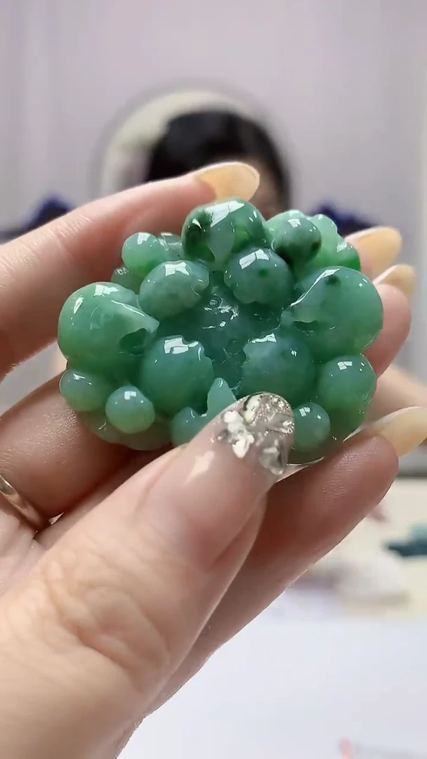 定制翡翠未镶嵌0405DD-毛货挂件51