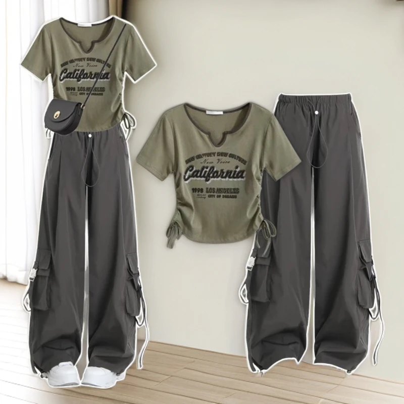 字母薄款夏季女套装上衣【直播间喊名对应扣号下单。备注编号】