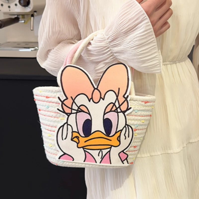 甜美可爱黛西手拎包手提时尚彩线礼品袋百搭手提包