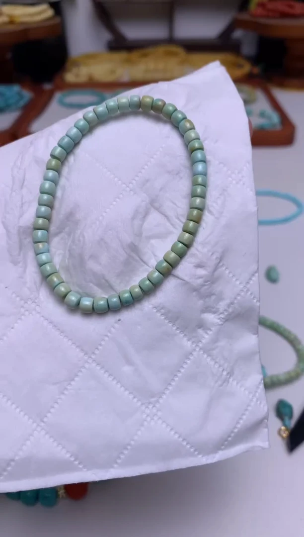 未镶嵌绿松石手链手串