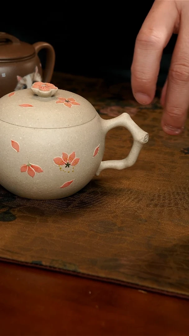 茶壶紫砂白玉段春不晚壶微微微暇