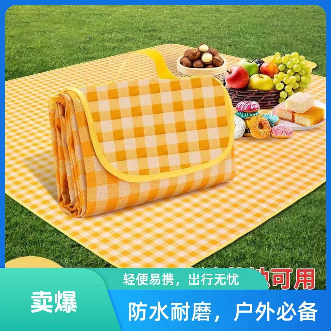 工厂现货户外野餐垫防潮垫加厚野炊野营沙滩帐篷地垫春游防水垫