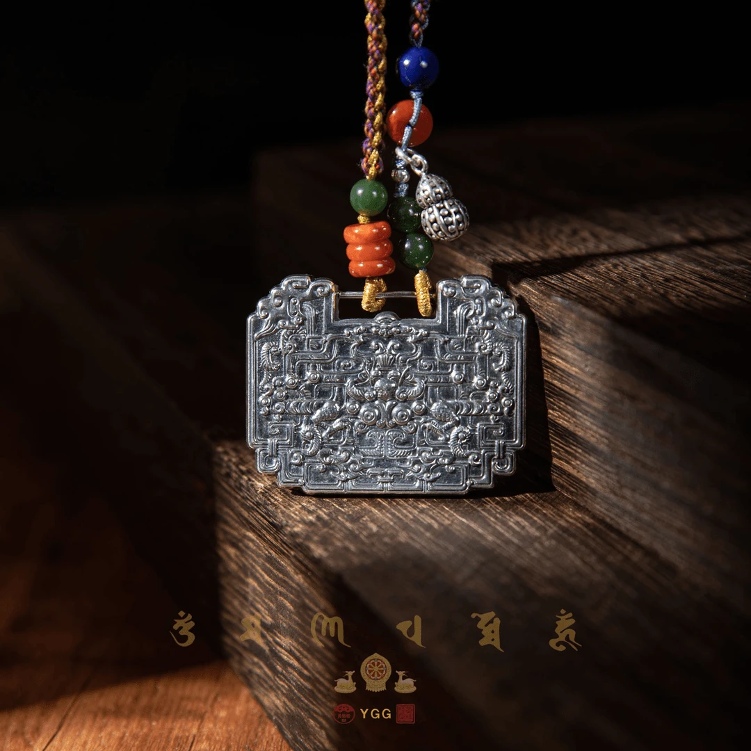 925银银制品 员格格AQ050609S02/925银守护锁项链