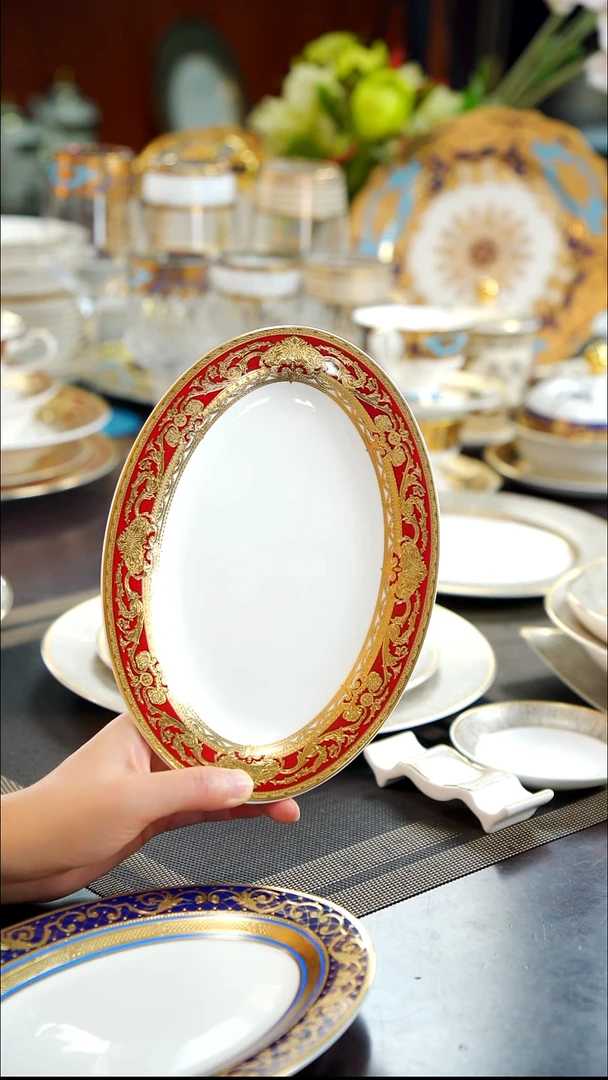 瓷片9寸鱼盘1个福利款