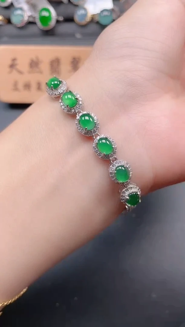 银S925镶嵌戒指翡翠11111