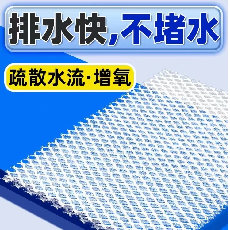 蜂窝过滤棉堵水克星鱼缸过滤棉生化棉培菌高透水不堵耐洗纤维型棉