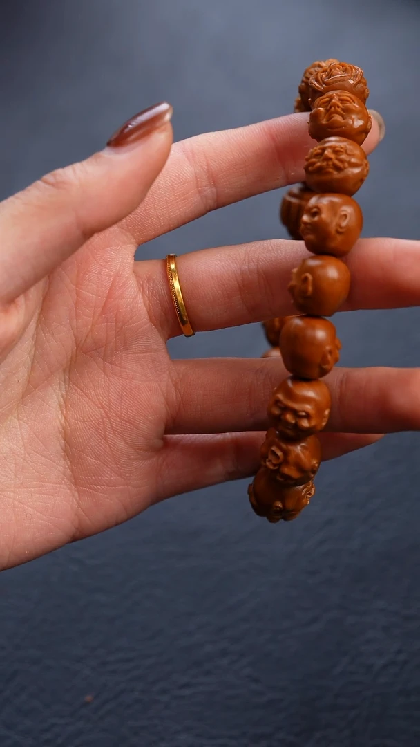 手串/手链橄榄核落**才十八罗汉