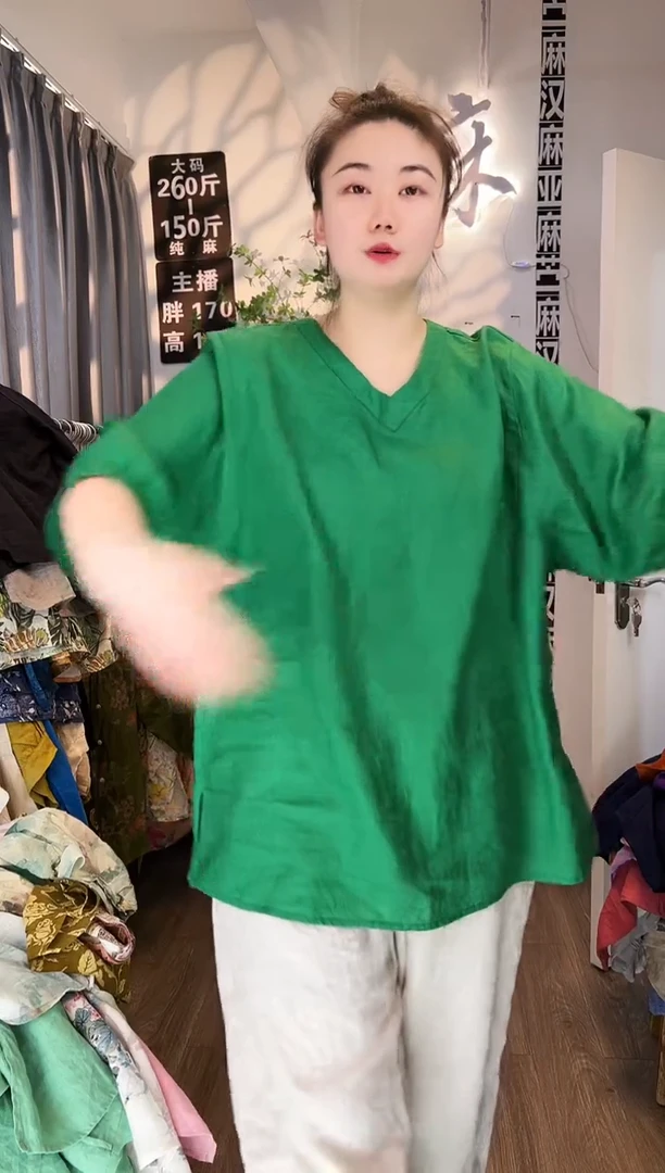 亚麻汉麻苎麻大码女装。