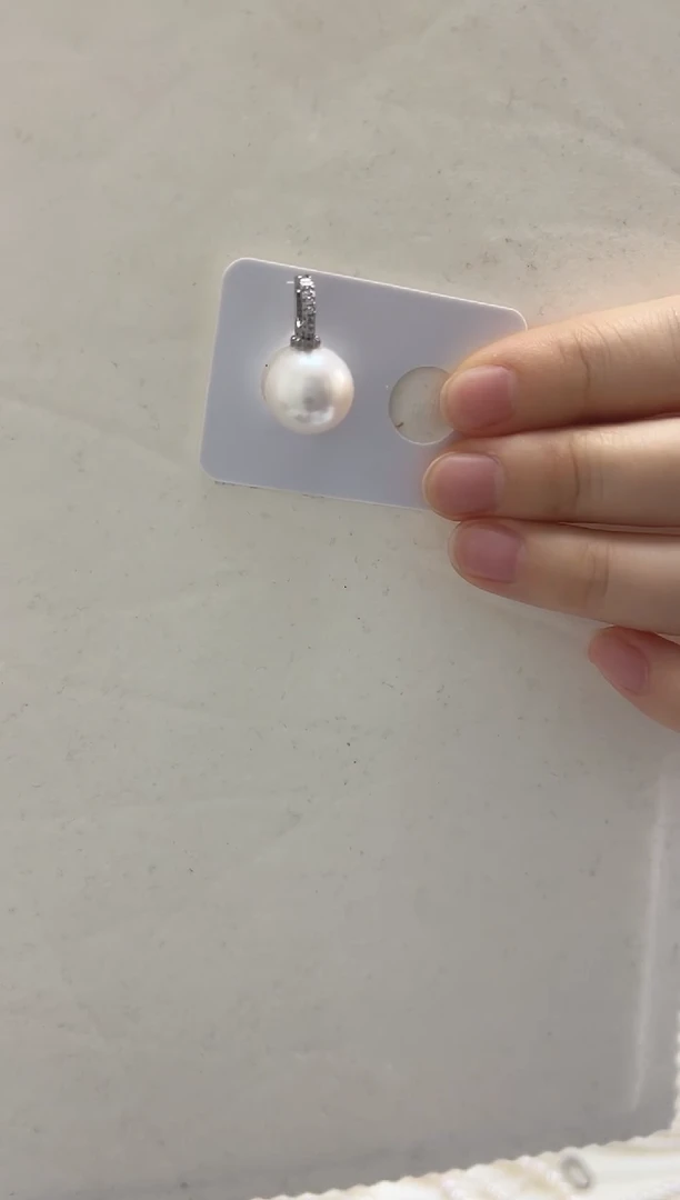 吊坠(赠链)银S925镶嵌淡水珍珠晓13万能扣吊坠