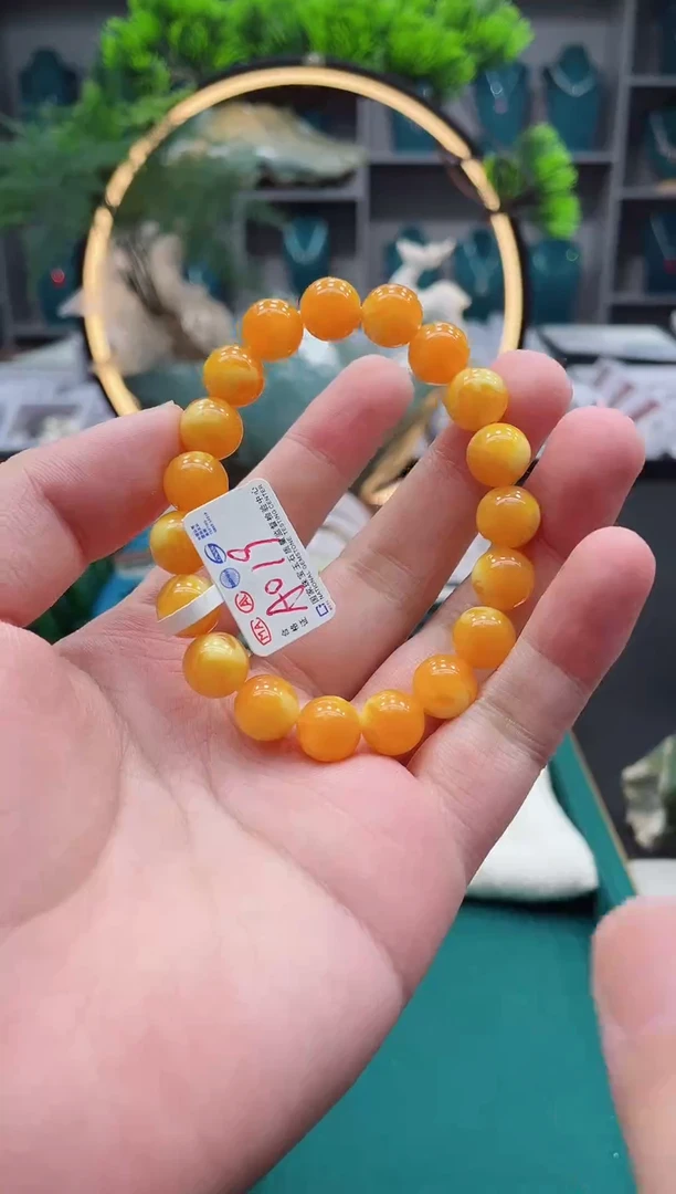 手链蜜蜡未镶嵌A019