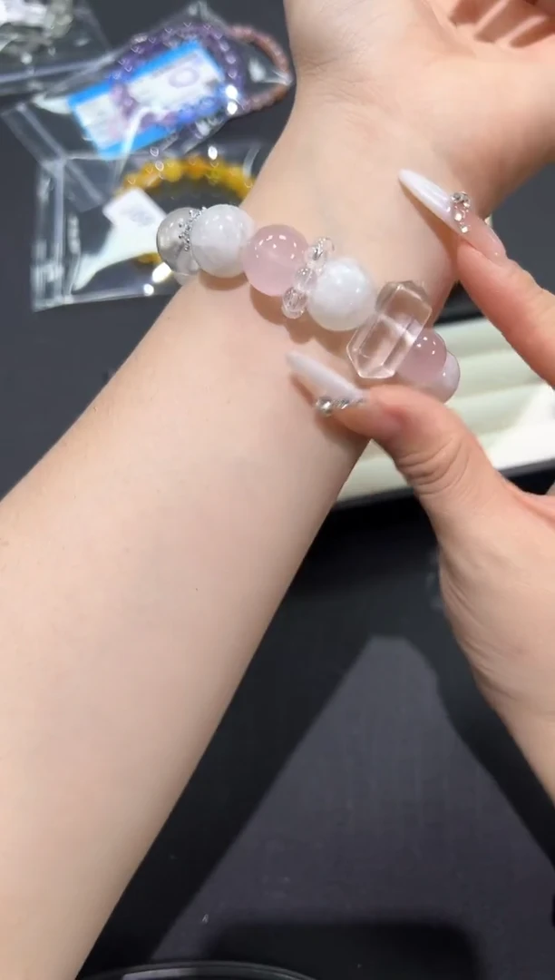 水晶手链未镶嵌70j多样性发其一【1条】默认微瑕