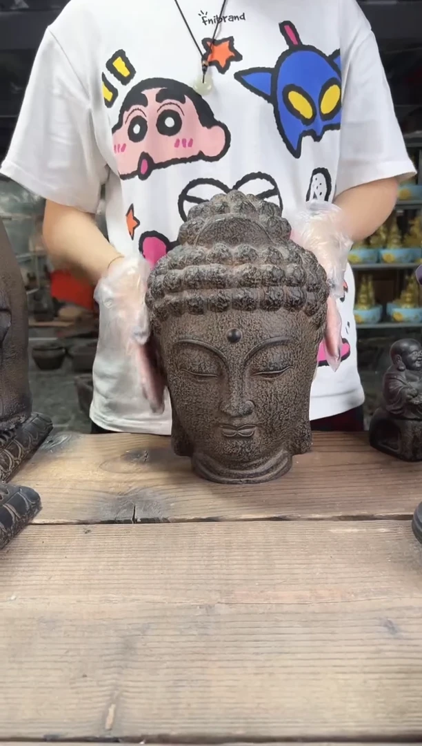 陶土【火山泥】大佛头