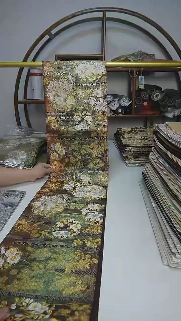 织绣67西阵织六通团花