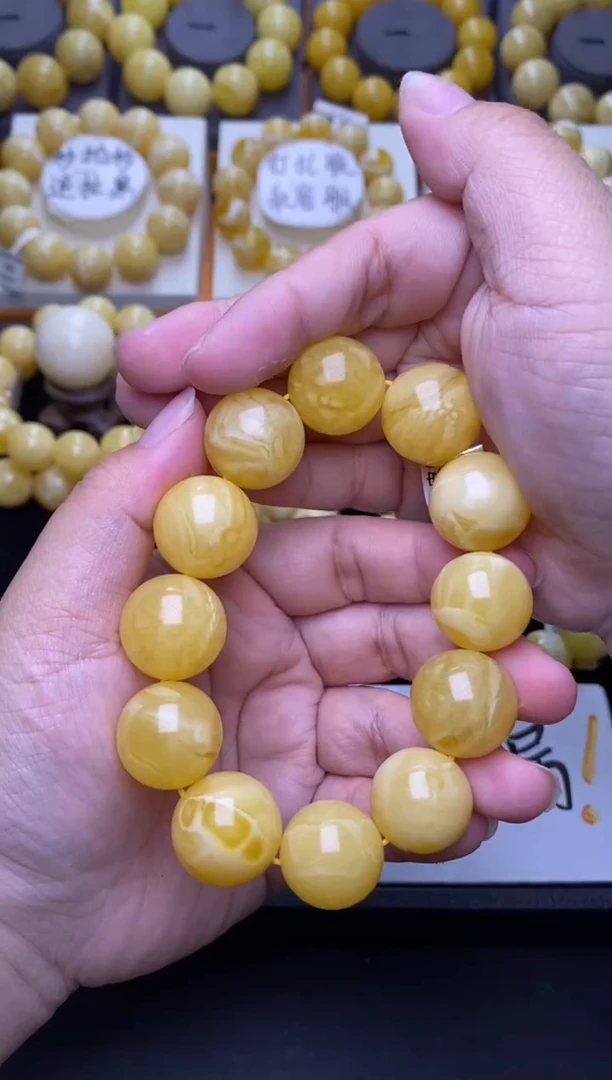 裸石琥珀未镶嵌大小姐珠宝严选66