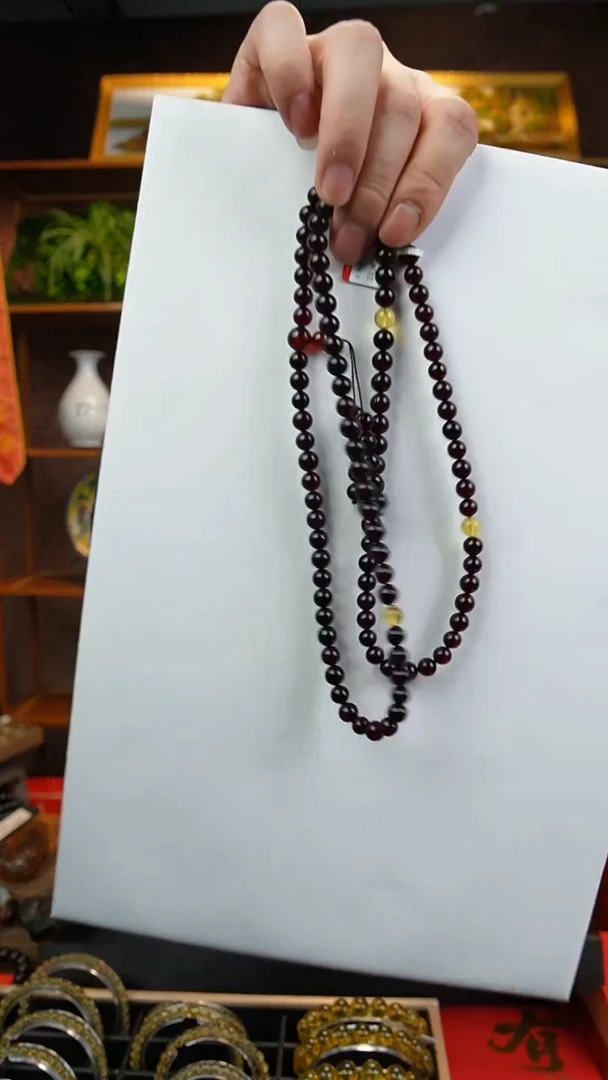 【闪购商品】琥珀手链未镶嵌血翳108卡7