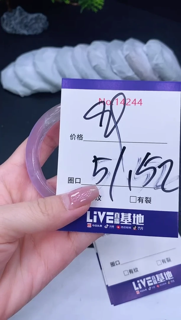 未镶嵌手镯翡翠14244