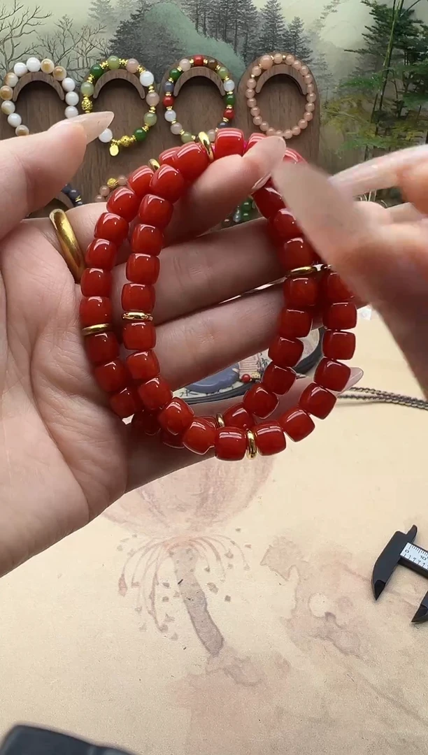 未镶嵌手链南红玛瑙1