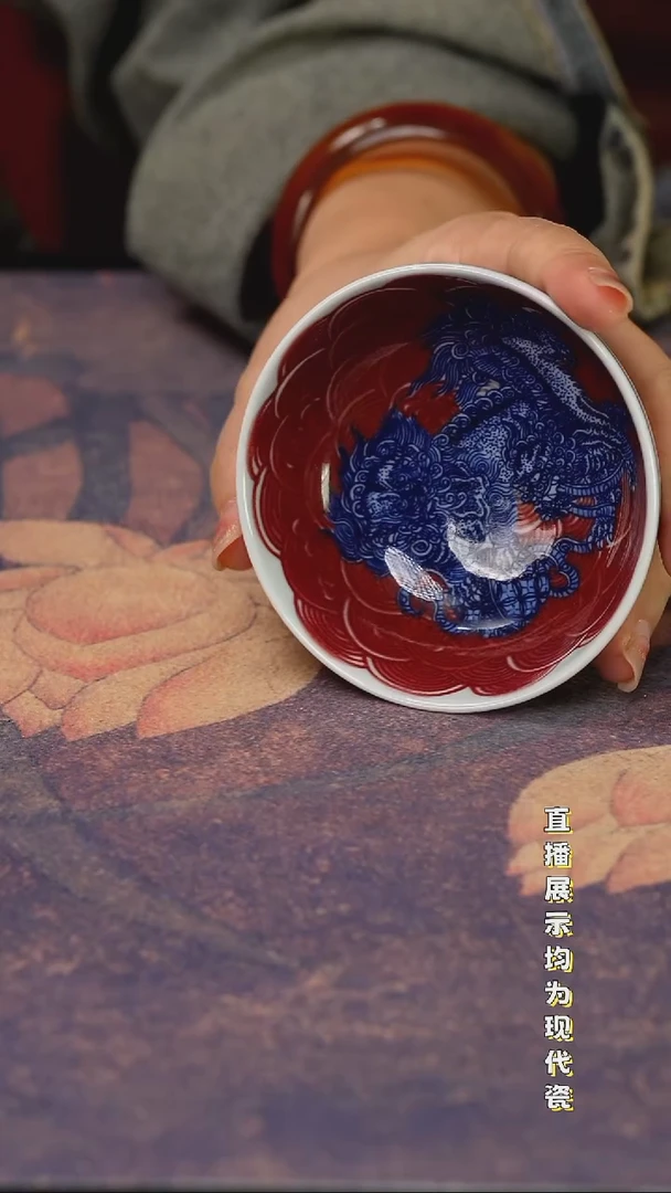 景德镇手工手绘陶瓷杯