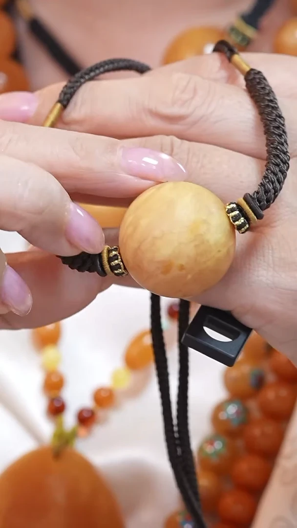 蜜蜡颈饰未镶嵌7831天然蜜蜡珠宝奇石云端妖孽全部保真
