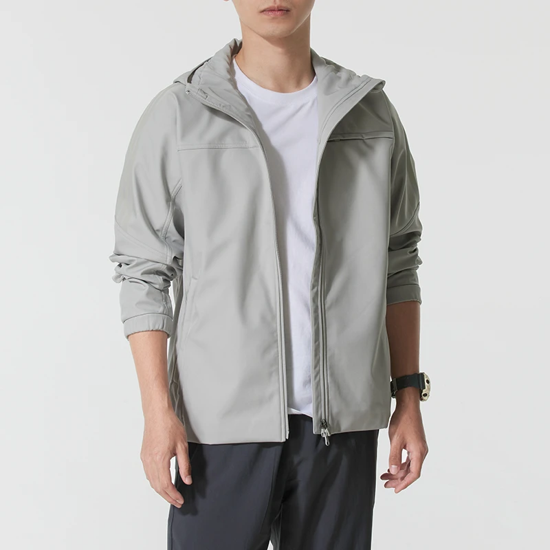 adidas阿迪达斯连帽梭织夹克男装2025新款运动服休闲外套 KG5179