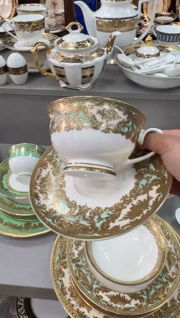【闪购商品】瓷片220毫升杯碟福利款
