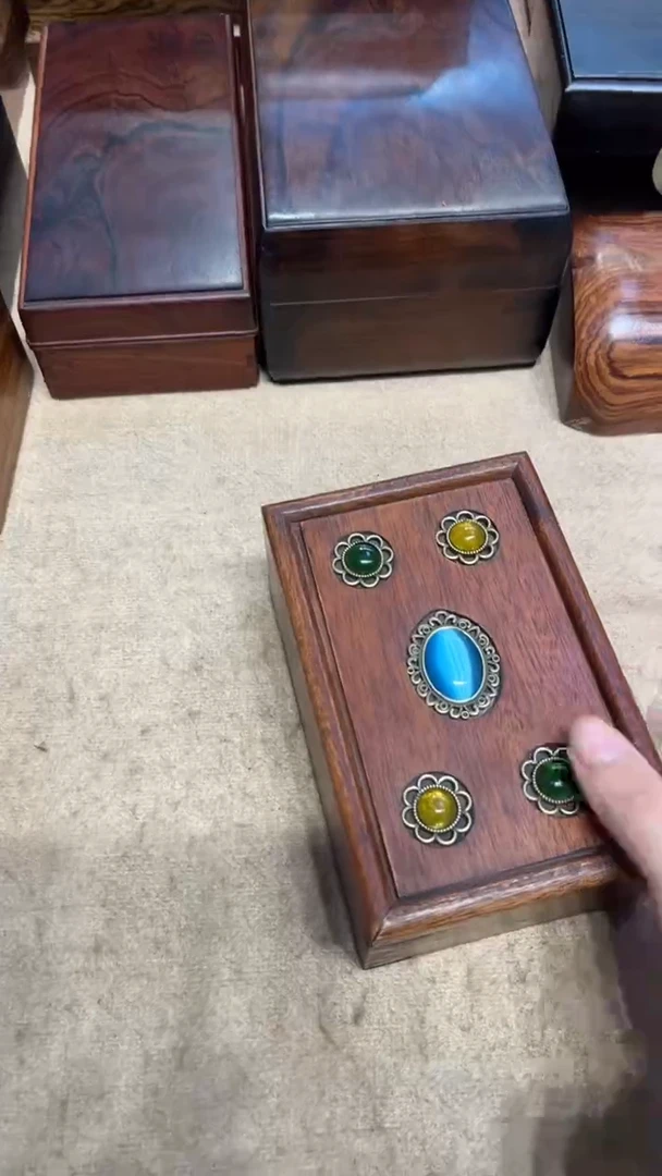 【闪购商品】木镶嵌长形 抽拉盒