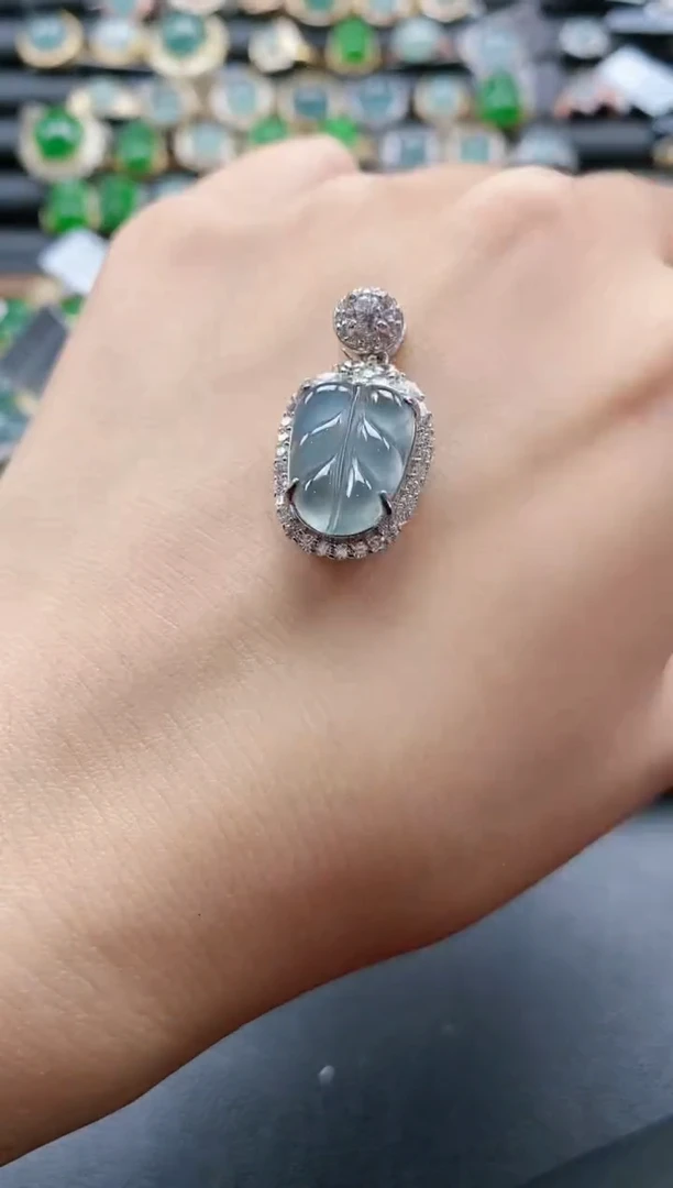 【闪购商品】翡翠戒指银S925镶嵌51151