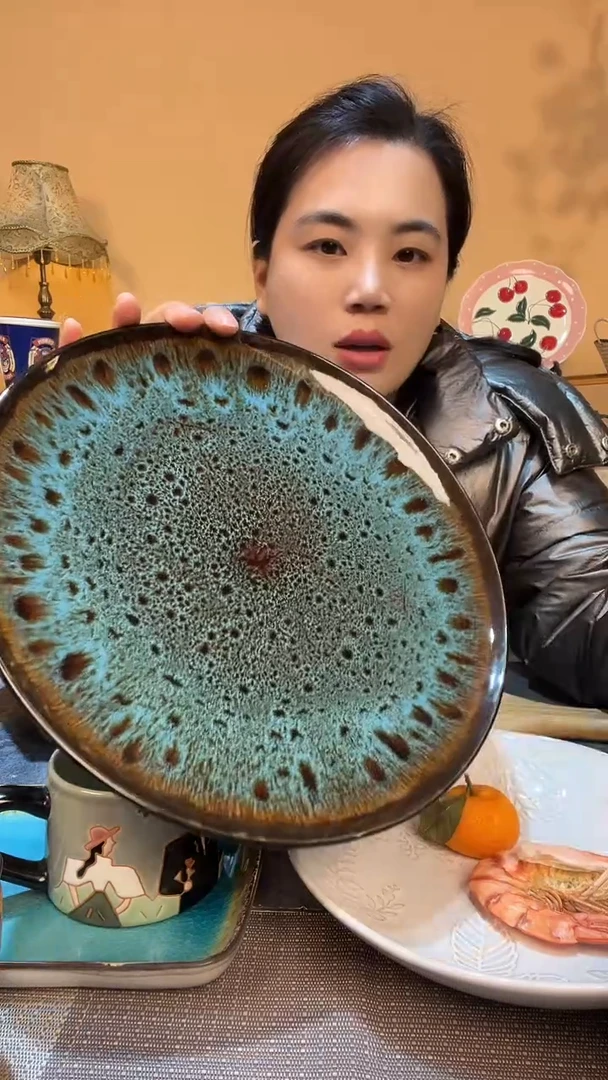 瓷片11英寸盘 微瑕介意勿拍