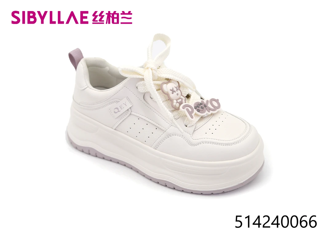 丝柏兰2025春季新款女板鞋